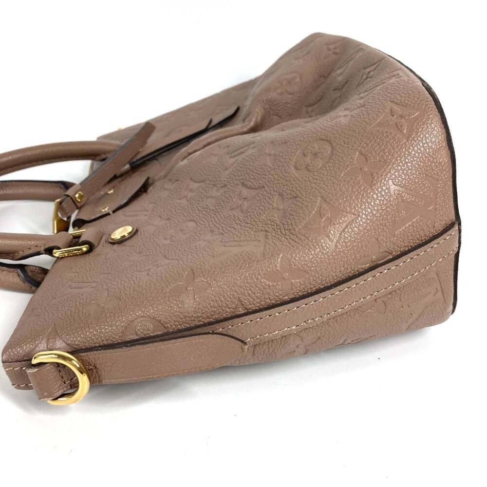 LOUIS VUITTON Authentic Brown Monogram Leather Tote Bag - Picture 11 of 13